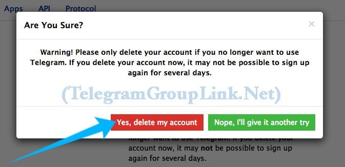 Delete-my-Telegram-Account