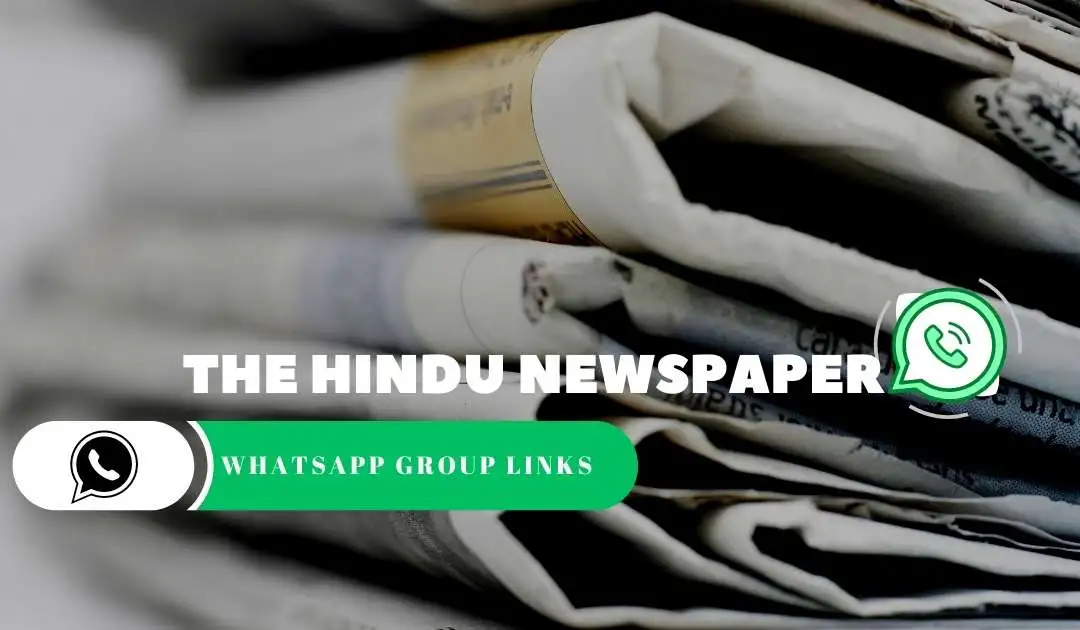 The Hindu Newspaper WhatsApp Group Link